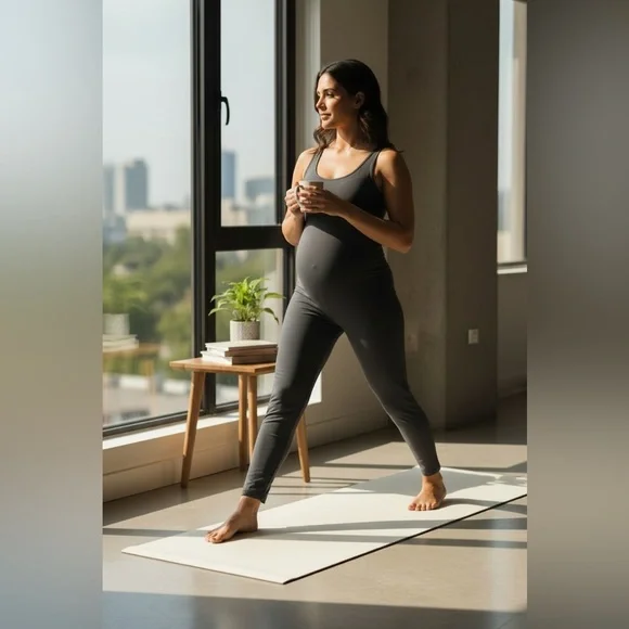 Isabel Maternity by Ingrid & Isabel Black Jumpsuit Size XXL - Bumpsuit - Picture 2 of 5